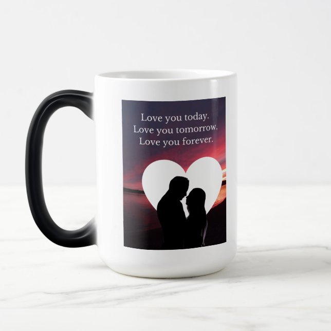 Liebe für immer verwandlungstasse (Links)