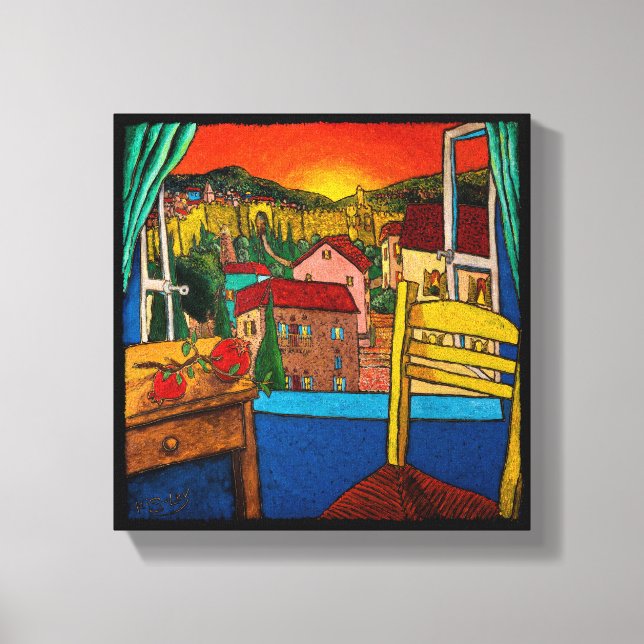 Liebe für Jerusalem, Jonathan Kis-Lev Canvas Print Leinwanddruck (Vorderseite)