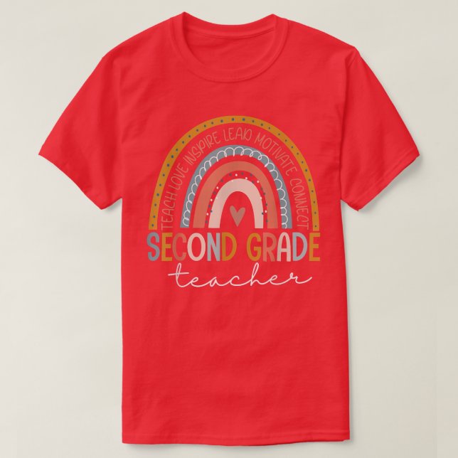 Liebe für Lehrer der zweiten Klasse Inspirierte Bo T-Shirt (Design vorne)