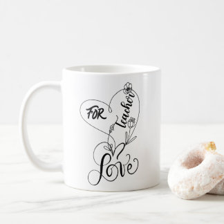 LIEBE FÜR LEHRER personalisierte Geschenke anwesen Kaffeetasse