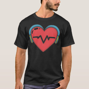 Liebe für Musik - Herzschlag im Rhythmus der Mu T-Shirt