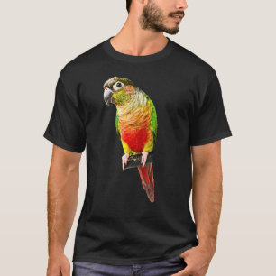Liebe für Papagei Bird Grüne Wange T-Shirt