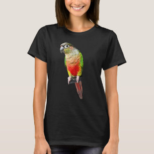 Liebe für Papagei Bird Grüne Wange T-Shirt