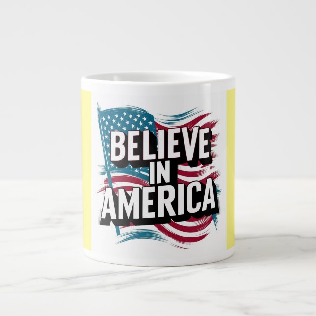 "Liebe für Patriotische Tasse der USA" (Vorderseite)