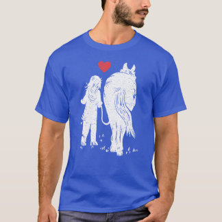 Liebe für Pferde Pony Girl T-Shirt