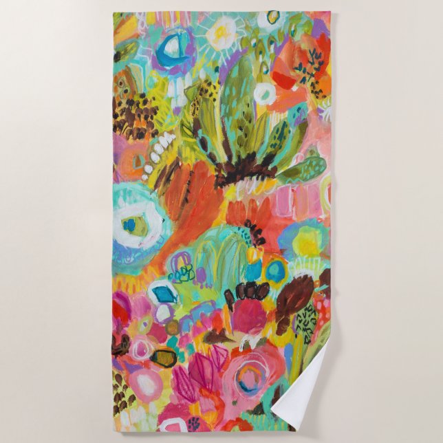 Liebe für Reisen I Strandtuch (Vorderseite)