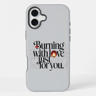 Liebe für Sie - Elegante Kerze iPhone 16 Plus Hülle