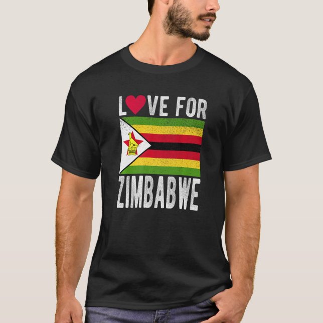 Liebe für Simbabwe T-Shirt (Vorderseite)
