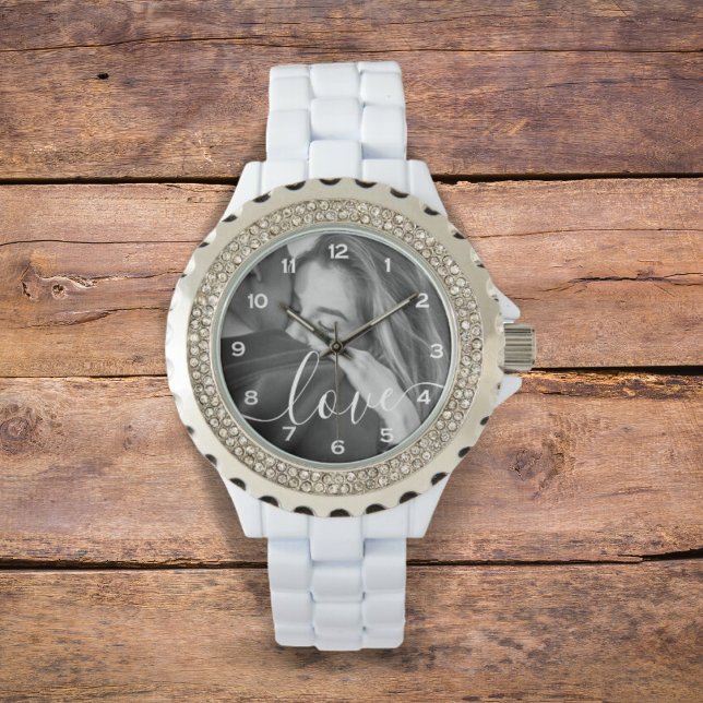 Liebe für Skripts mit benutzerdefiniertem Foto Armbanduhr (Von Creator hochgeladen)