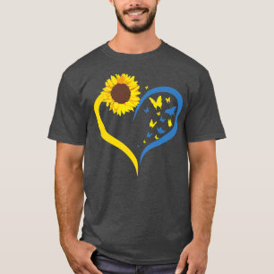 Liebe für Sonnenblumen Ich stehe mit Ukraine B T-Shirt