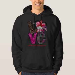 Liebe für Sozialarbeiter Valentinstag Herzogin Hoodie