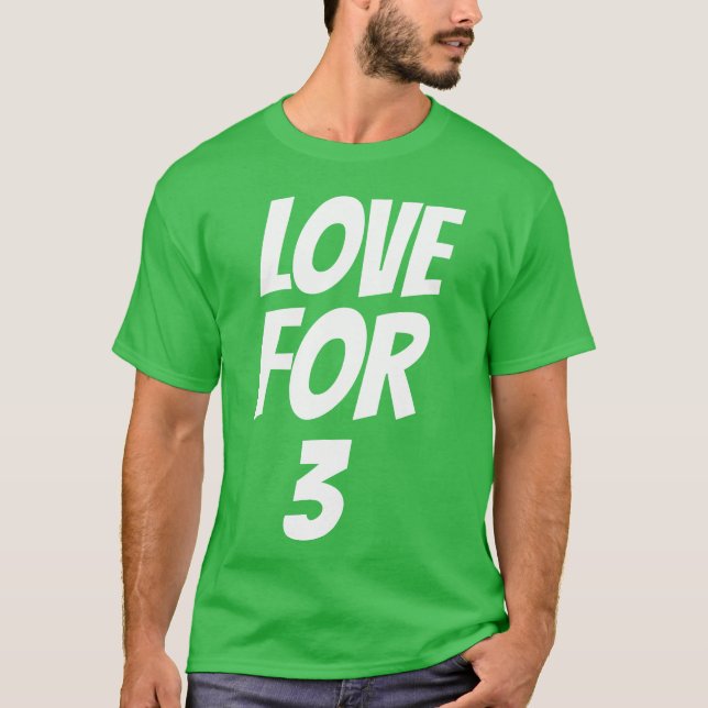 Liebe für T-Shirt (Vorderseite)