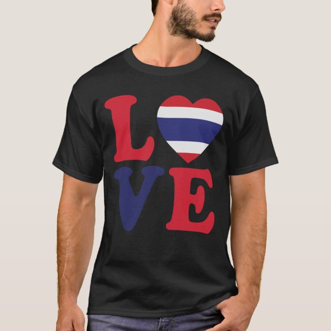 Liebe für Thailand T-Shirt (Vorderseite)