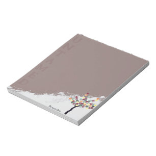 Liebe für unzählige Zitate: Herz-Tree Rosa Schreib Notizblock