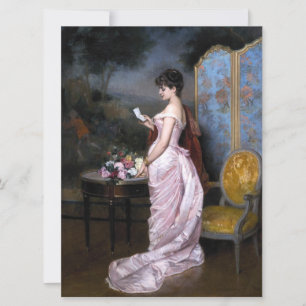 Liebe für Vintagen viktorianischen Valentinstag Feiertagskarte