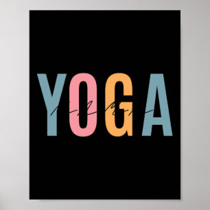 Liebe für Yoga. Ein Yoga-Mama-Sein Poster