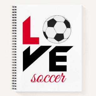 Liebe Fußball Notizbuch