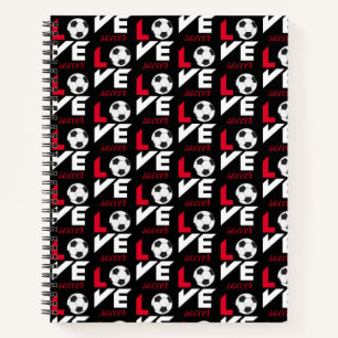 Liebe Fußball Notizbuch