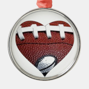 LIEBE-FUSSBALL ORNAMENT AUS METALL