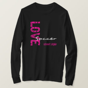 Liebe Fußball Street Style LS T-Shirt