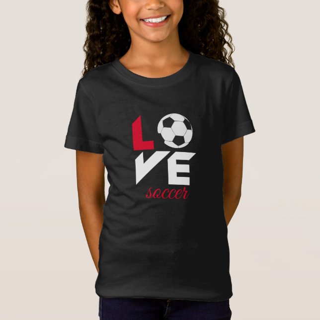 Liebe Fußball T-Shirt (Vorderseite)