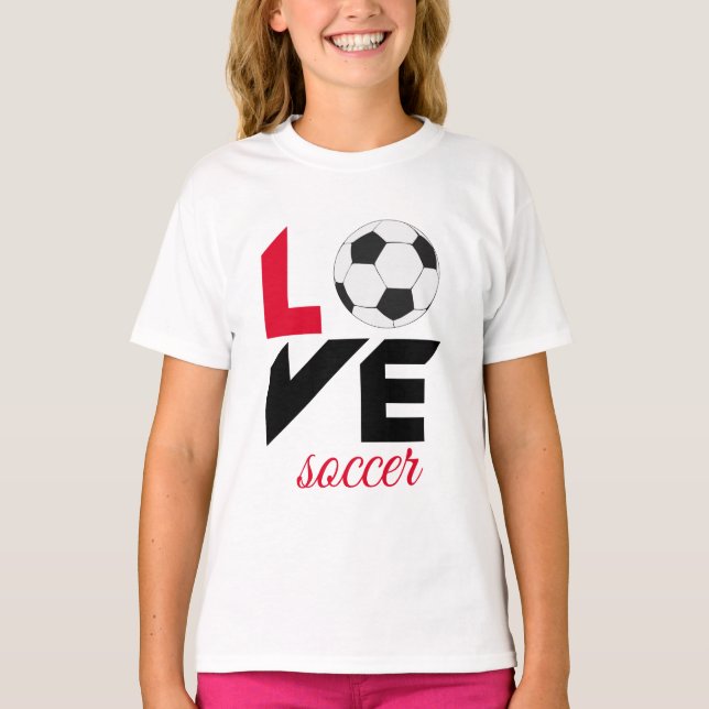 Liebe Fußball T-Shirt (Vorderseite)