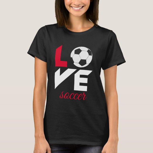 Liebe Fußball T-Shirt (Vorderseite)