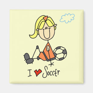 Liebe-Fußball-T - Shirts und Geschenke des Magnet