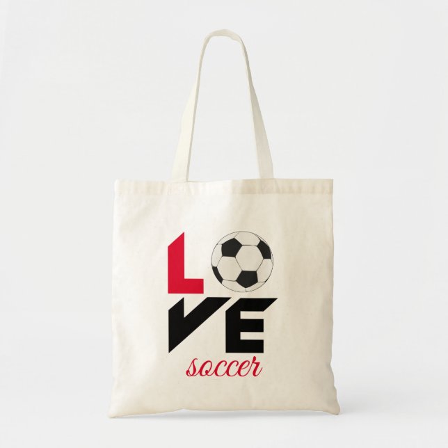 Liebe Fußball Tragetasche (Vorne)