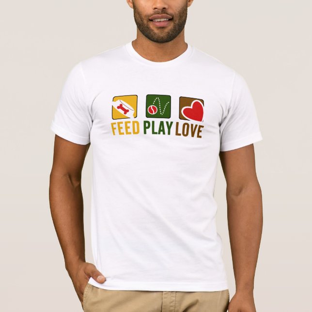 Liebe füttre T-Shirt (Vorderseite)