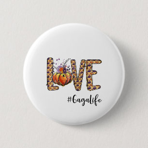 Liebe Gaga Life Pumpkin HerbstHalloween Button