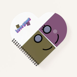 Liebe-Game-Paar Notizbuch