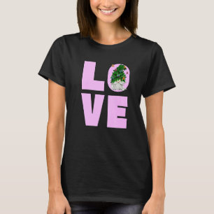Liebe Gartenzwerg Busch Für Frauen Süße Sommer Bu T-Shirt