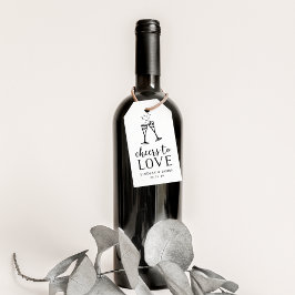 Liebe-Gastgeschenk Hochzeit Geschenkanhänger