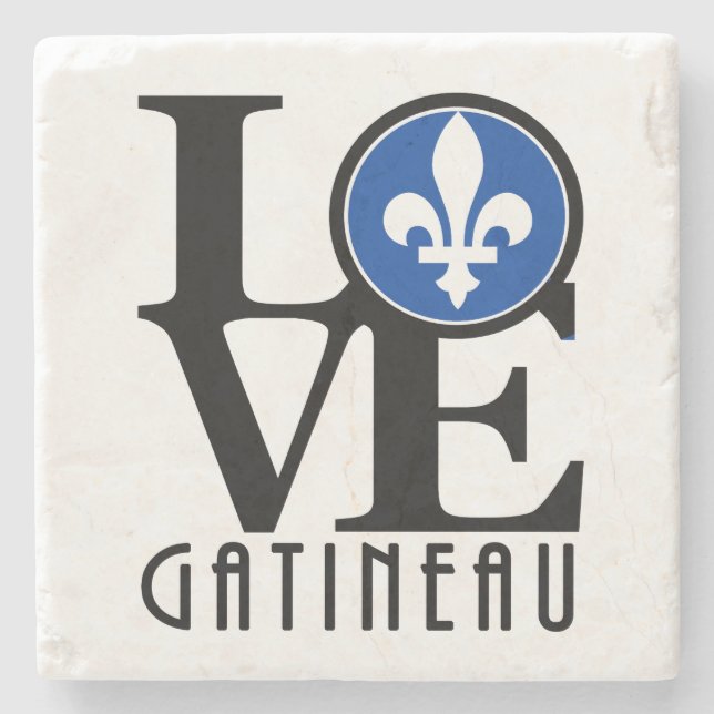 LIEBE Gatineau Steinuntersetzer (Vorderseite)