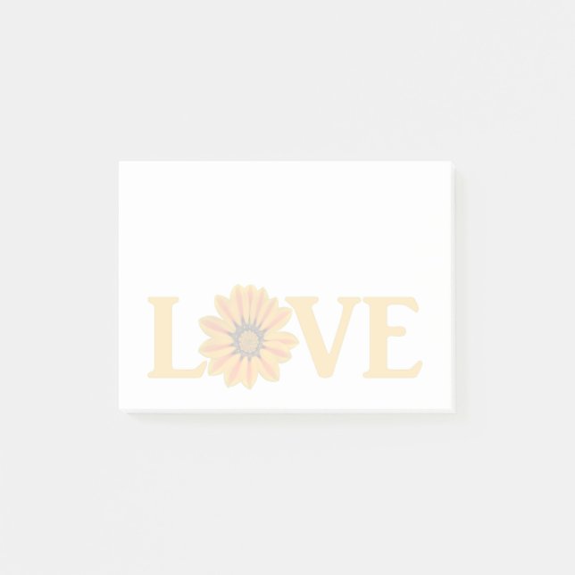 Liebe Gazania Post-it-Notes Post-it Klebezettel (Vorderseite)