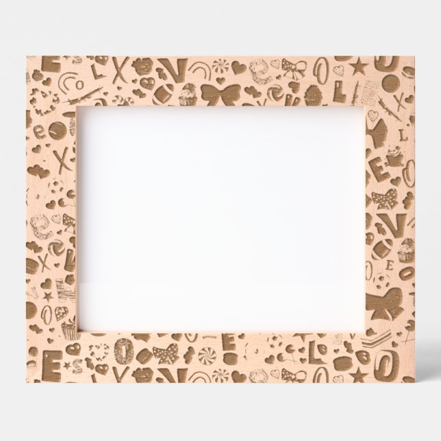 Liebe Geätzte Rahmen (Vorderseite)