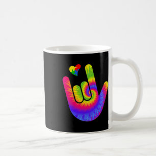 Liebe Gebärdensprache Handautismus Bewusstsein Her Kaffeetasse