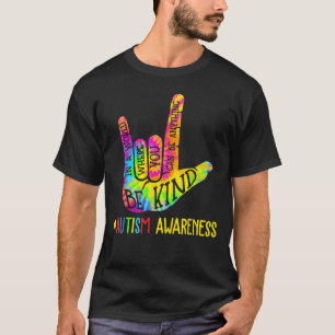 Liebe Gebärdensprache Handautismus Sensibilisierun T-Shirt