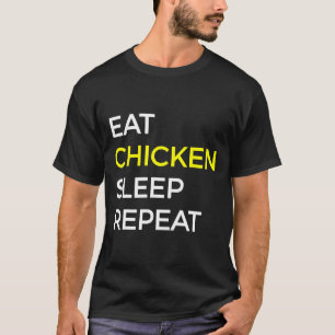 Liebe gebratenes gebackenes geröstetes Hühnchen zu T-Shirt