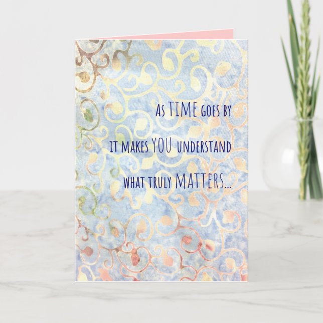 Liebe Geburtstagskarte, Freundschaftskarte Feiertagskarte (Vorderseite)