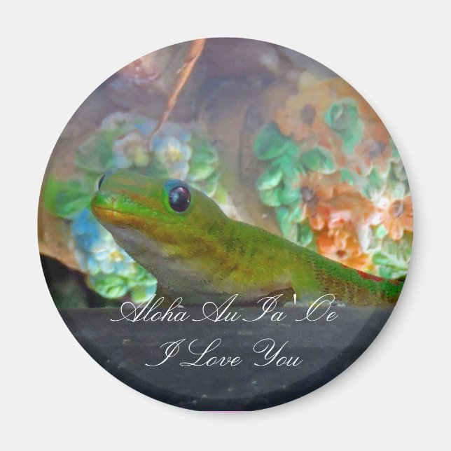 Liebe Gecko Magnet (Vorne)