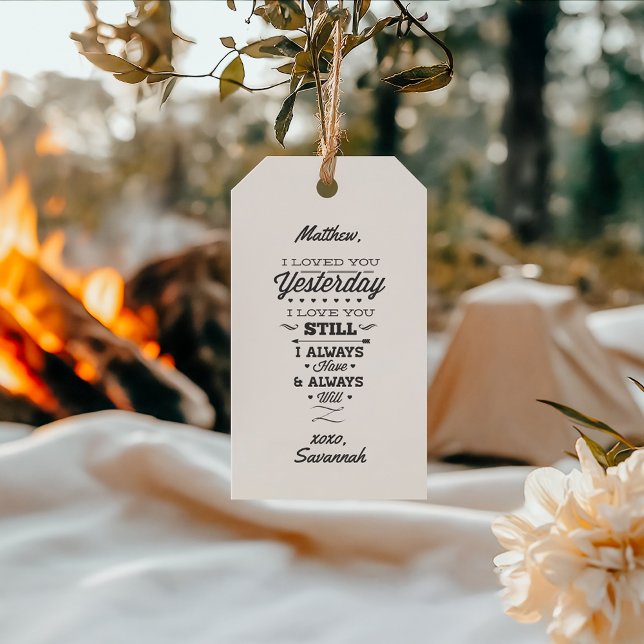 Liebe Gedicht Geschenkanhänger (Von Creator hochgeladen)