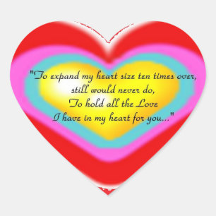 Liebe Gedicht Sticker