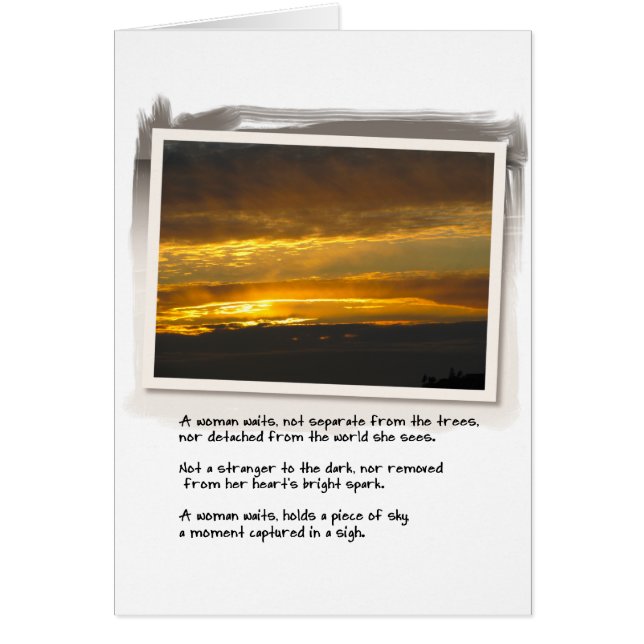 Liebe Gedicht und Birch Bay Sunset (Vorne)