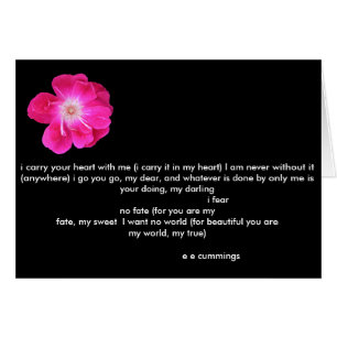 Liebe Gedicht von e kommt mit rosa Rosa