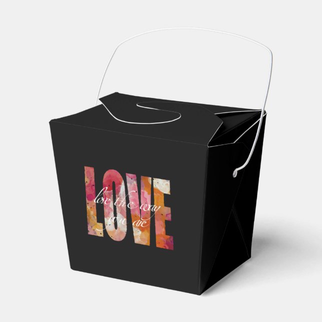 Liebe Gefälligkeitsbox Geschenkschachtel (Vorderseite)