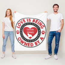 Liebe gehört einem Cocker Spaniel