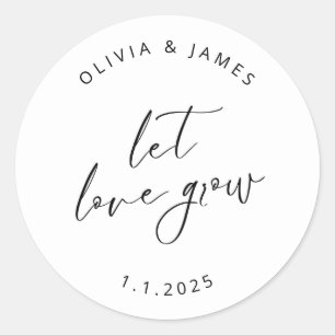 Liebe gelassen Aufkleber anbauen