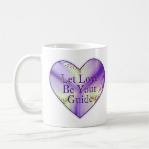 Liebe gelassen, Blume des Herzens sein Kaffeetasse